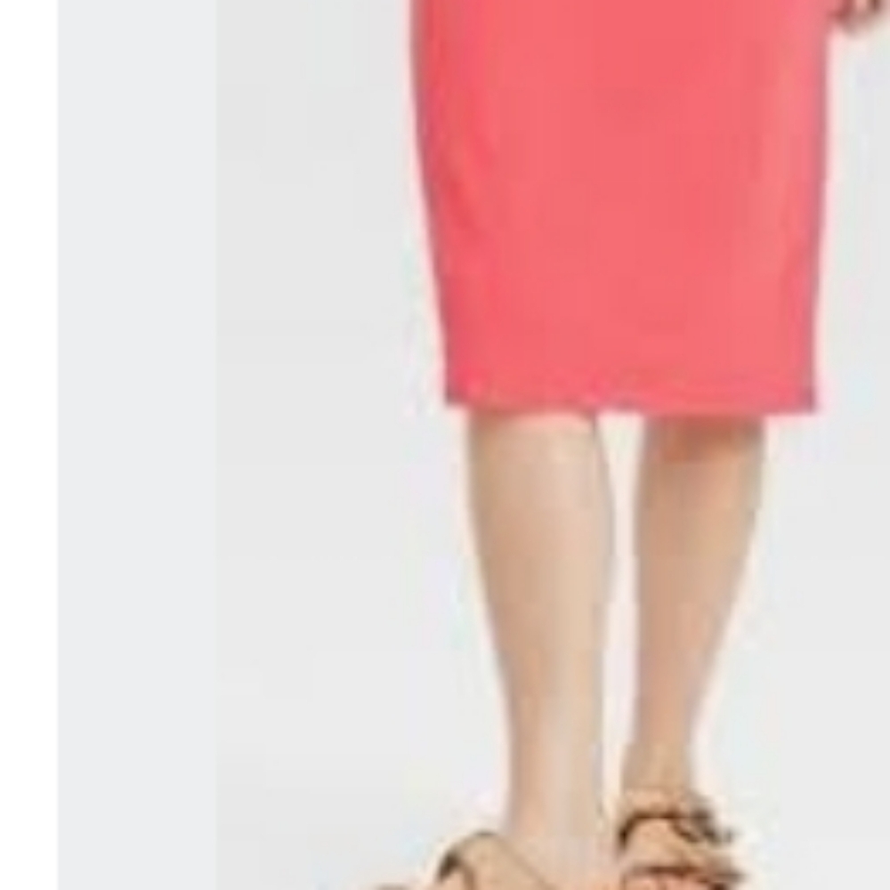 Shirt Dress Small Universal Threads Coral Midi Size S Summer Vacation - Picture 9 of 15